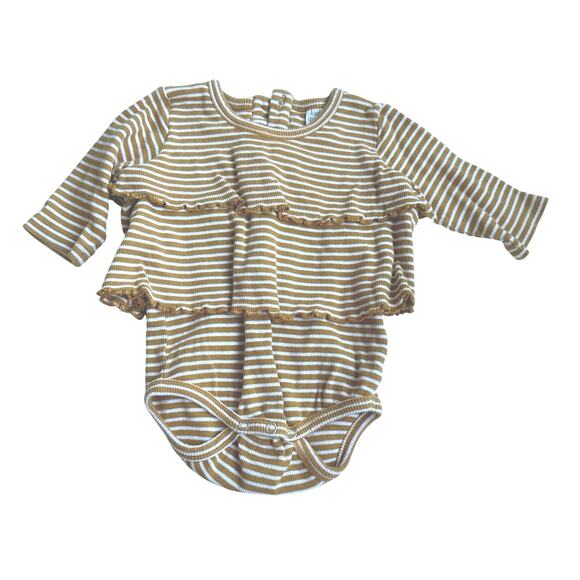 Kate Quinn ribbed ruffle bodysuit - Picture 1 of 5